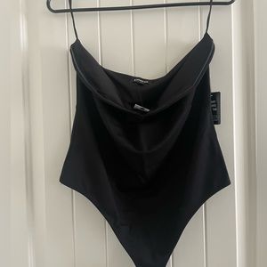 Strapless Black bodysuit Express Size Large